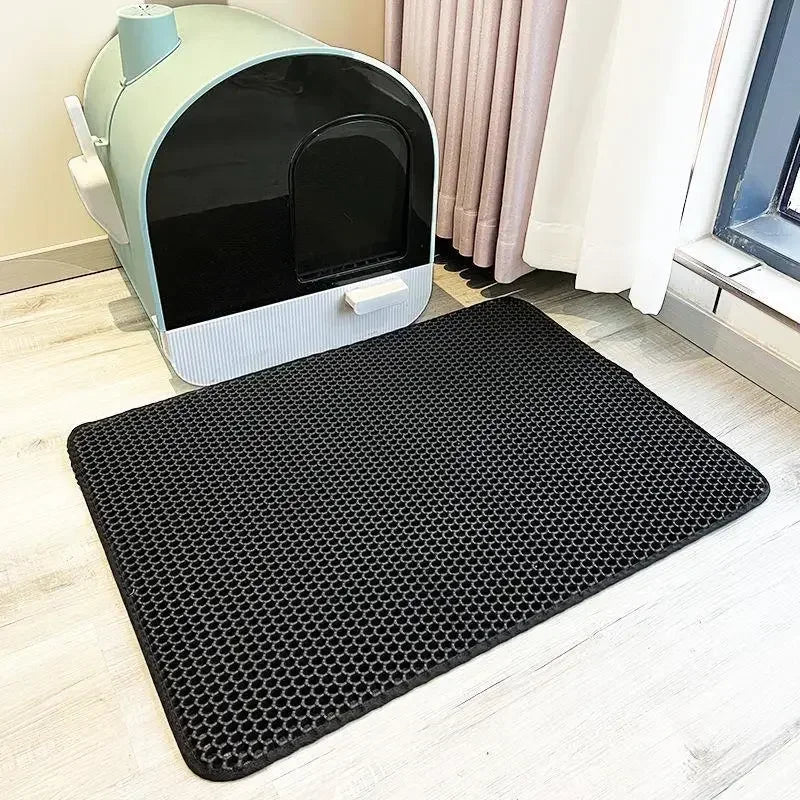 Tapis de litière pour chat